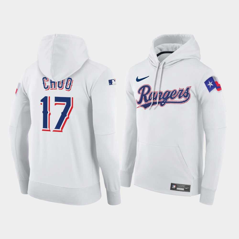 Men Texas Rangers 17 Choo white home hoodie 2021 MLB Nike Jerseys Men Texas Rangers 17 Choo white home hoodie 2021 MLB Nike Jerseys